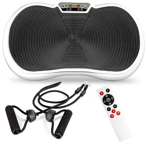 Best Choice Products Vibration Plate Exercise Machine Full Body Fitness Platform w/ Resistance Bands - 1 of 4