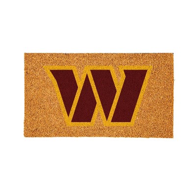 EvergreenNFL Logo Natural Coir 28 x 16 Inches Indoor Outdoor Doormat