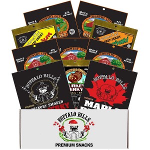 Buffalo Bills 10-pc Assorted Jerky Christmas Sampler Gift Box (10 packs of assorted jerky) - 1 of 4