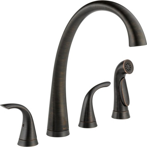 Delta Faucet 2480 Dst Pilar Kitchen Faucet With Side Spray