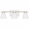 Quoizel Lighting Daniels 3 - Light Vanity in  Polished Nickel - 3 of 4