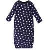 Hudson Baby Infant Boys Cotton Gowns, Rocket Ship, Preemie/Newborn - 3 of 4