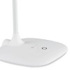 Wellness Series Flexible Soft Touch Desk Lamp (Includes LED Light Bulb) White - OttLite: Modern Touch-Activated for Office & Dorms - 3 of 4