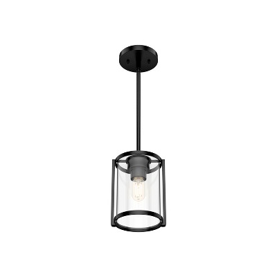 Astwood Matte Black Glass Mini Pendant Light