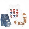 The Juniper Shop Coquette Bows And USA Strawberries Youth Tank Top - 3 of 4