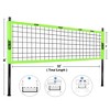 GSE Outdoor Professional Volleyball Net Set with Volleyball, Aluminum Poles, Winch System, Pump, and Carrying Bag(Professional) - 2 of 4