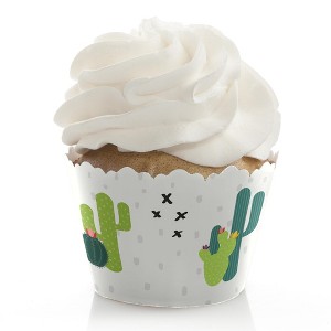 Big Dot of Happiness Prickly Cactus Party - Fiesta Party Decorations - Party Cupcake Wrappers - Set of 12 - 1 of 4
