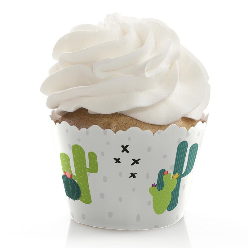 Big Dot of Happiness Prickly Cactus Party - Fiesta Party Decorations - Party Cupcake Wrappers - Set of 12, 1 of 6