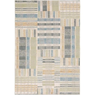 Oriental Weavers Atlas 752E0 Blue/ Green Indoor Area Rug - 1'10" x 3'2"