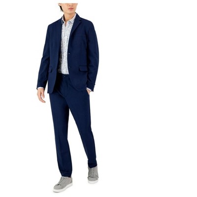 Alfani Mens Modern Knit Two Button Blazer Jacket