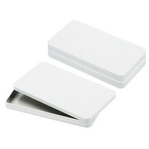 Unique Bargains Tinplate Money Ticket Credit Card Check Organizing Decorative Banks 6.7" x 3.5" 3 Pcs - 1 of 4