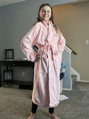 Linum Home Textiles Personalized Terry Bathrobe, Pink