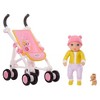 BABY Born Minis Playset - Doll with Blue Eyes, Stroller & Animal Friend - 3 of 4