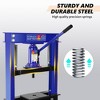 Hydraulic Press, 12 Ton H-Frame Heavy Duty Shop Press with Stamping Plates - Adjustable Height for Metalworking Bearing Removal Repair - 4 of 4