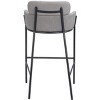 Zuo Bremor Barstool Slate Gray - 4 of 4