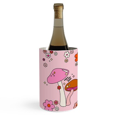 Daily Regina Designs Colorful Mushrooms And Flowers Wine Chiller - Deny Designs