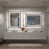 Apmir Super Bright Front & Back LED Lighted Anti-Fog Aluminum Alloy Framed Tempered Glass Bathroom/Vanity Mirror with ETL & 3-Year Warranty - 4 of 4
