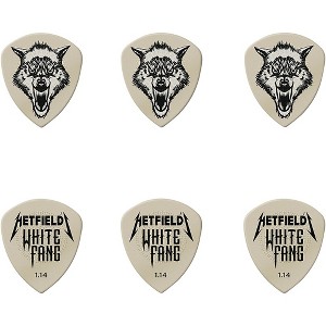 Dunlop James Hetfield Signature White Fang Guitar Picks and Tin - 1 of 2