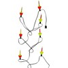 Kurt Adler Indoor/Outdoor Novelty String 7-Light Set, Bubble Lights Multicolor, 15ft - 2 of 4
