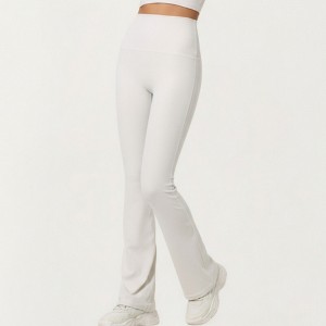Anna-Kaci Active Women's High Waist Flare Sweatpants with Slim Fit Stretch Fabric - 1 of 4