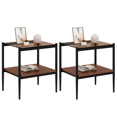 black&brown glass