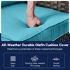 Buenhomino Outdoor Seat Cushion Set 25 x 22 x 4 Inch,Waterproof & Fade Resistant Outdoor Chair Cushions,Deep Seat Cushion with Removable Cover - 2 of 4
