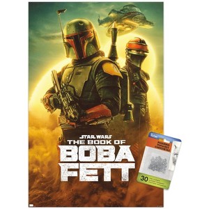 Trends International Star Wars: The Book of Boba Fett - Key Art Unframed Wall Poster Prints - 1 of 4