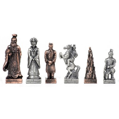 WE Games Chinese Qin Chess Pieces - Pewter
