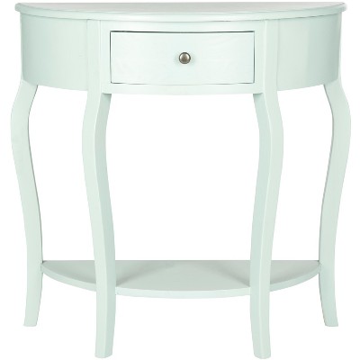 Jan Demilune Small Console - Celadon - Safavieh