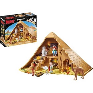 PLAYMOBIL 71148 Asterix: Pyramid of The Pharaoh, Obelix, Asterix, Miraculix, Numerobis, Screw Ornament, Idefix, Toy for Children from 5 Years - 1 of 4