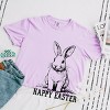 Simply Sage Market Happy Easter Bunny Outline Boxy Crop Top - 3 of 4