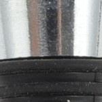 red, white, black, silver tone