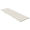 vidaXL Sun Lounger Cushion Melange Cream 78.7"x19.7"x1.6" Fabric - 4 of 4