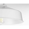 Progress Lighting Cedar Springs 1-Light Ceiling Light, White, Aluminum, Industrial-Style Shade - image 3 of 4