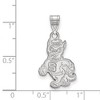 Black Bow Jewelry 14k White Gold North Carolina State Wolfpack NCAA Large Pendant - 2 of 3