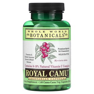 Whole World Botanicals Royal Camu, 700 mg, 140 Veg Capsules (350 mg per Capsule) - 1 of 2