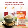 Basmati Golden Sella Parboiled Rice 10LB/ - Easy to Cook - Low Glycemic Index NON GMO - Made in India - 3 of 4