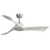 YAN Direct Current Fan With 3 Color Led Light,Indoor Ceiling Fan With Remote Reversible DC Motor And 3 Solid Wood Blades -The Pop Home - 4 of 4