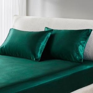 2 Pcs Elegant Wrinkle Free Pillowcases, All Season Smooth Home Textile for Lux Bedroom Decor - 1 of 4