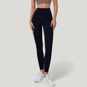 Anna-Kaci Active Women's High Waist Full Length Seamless Leggings with Body Contouring Design - 1 of 4