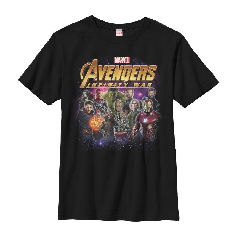 Boy's Marvel Avengers: Infinity War Character Shot T-Shirt, 1 of 5