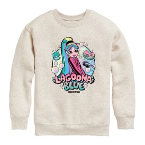 Boys' - Monster High - Lagoona Blue Bubbles Graphic Long Sleeve Fleece Sweatshirt - 1 of 4