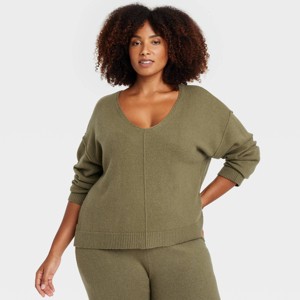 Women's Pullover Pajama Sweater - Auden™ - 1 of 3