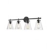 Millennium Lighting Aliza 4 - Light Vanity in  Matte Black - 3 of 4