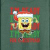 Women's - SpongeBob SquarePants - I'm Ready For Christmas Lightweight French Terry Wide Neck Long Sleeve Shirt - 2 of 4