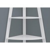 TOAOTBNBO 4 Tier Ladder Open Bookshelves with Middle Beam, Narrow Standing Bookcase with Tipping Hardware Vertical Corner Shelf for Office - 4 of 4