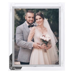 REGALWOVEN Glass Lightweight Family Wedding Picture Frame - 1 of 4