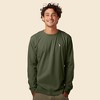 Dalix Astronaut Embroidered Cotton Classic Fit Long Sleeve Crewneck Tee Shirt Mens - 2 of 4