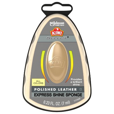 Kiwi Shine Sponge Select Express Shine Sponge cleans polish Black leather NEW 