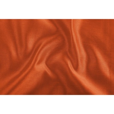 Spice Faux Silk Sheer Grommet Curtain Panel